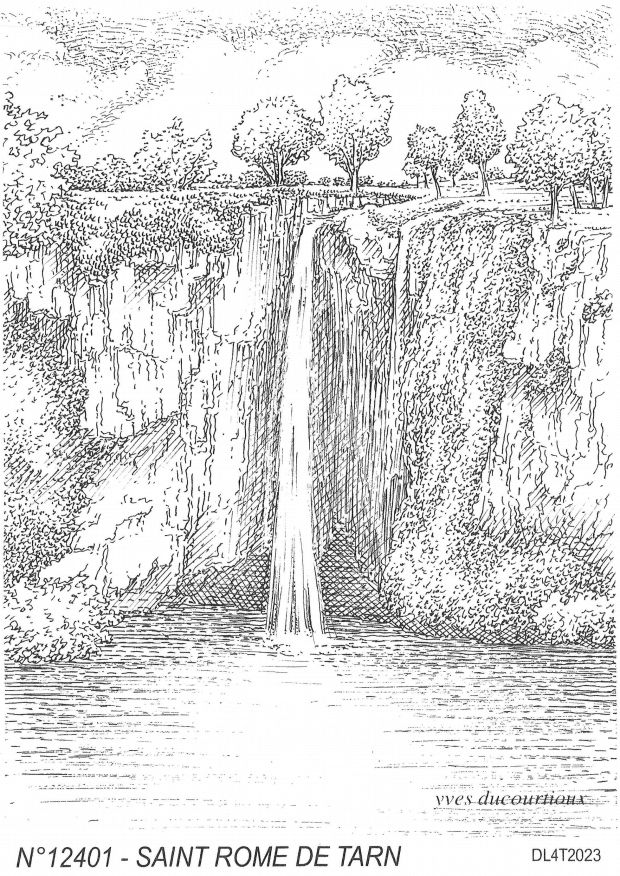 N 12401 - ST ROME DE TARN - cascade